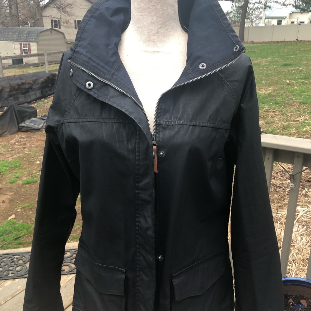 Columbia Women’s Black Waxed Raincoat